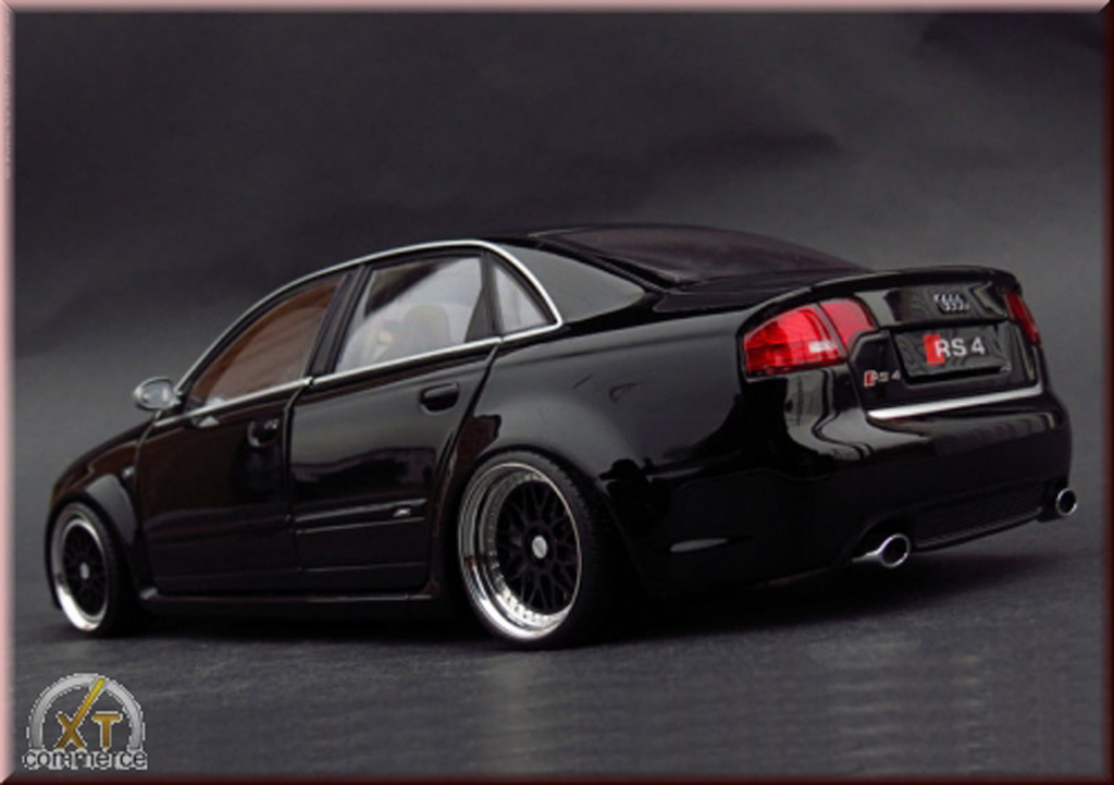 1/18 OttoMobile Tuning BMW M3 E46 Grey Modified Rims BBS RS 19