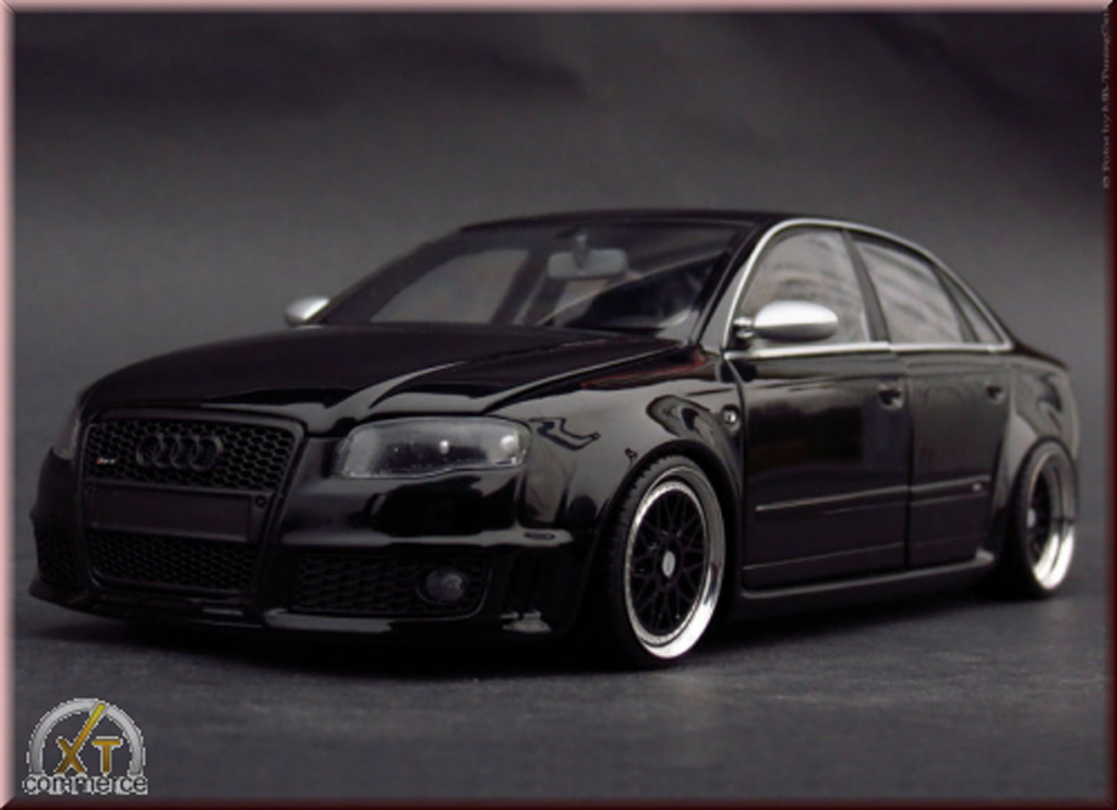 1/18 OttoMobile Tuning BMW M3 E46 Grey Modified Rims BBS RS 19