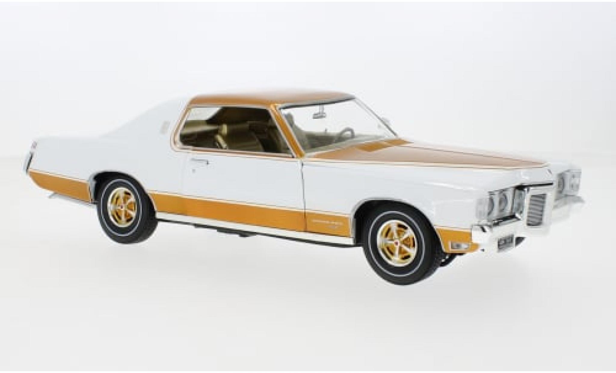 Diecast model cars Pontiac Grand Prix 1/43 Neo Hardtop Coupe yellow/brown  1972 - Alldiecast.us