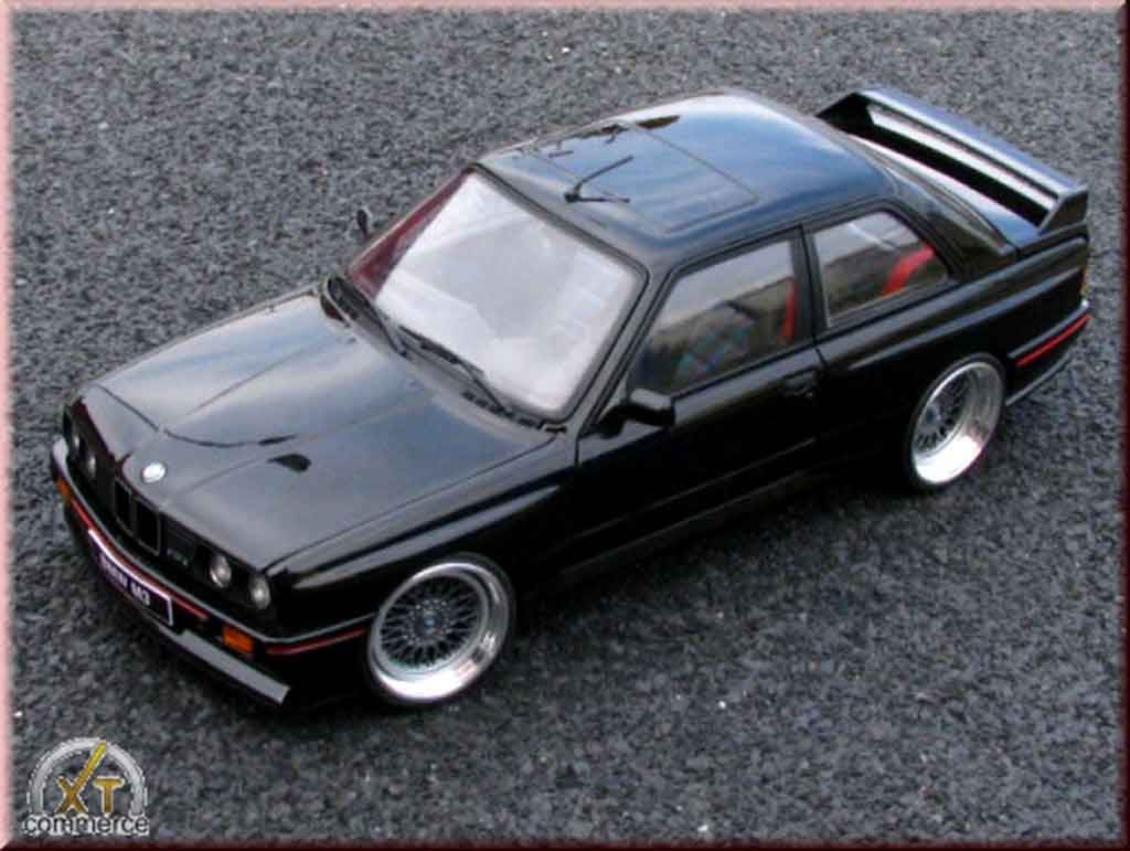 BMW M3 E30 Sport Evolution Black Solido 1/18