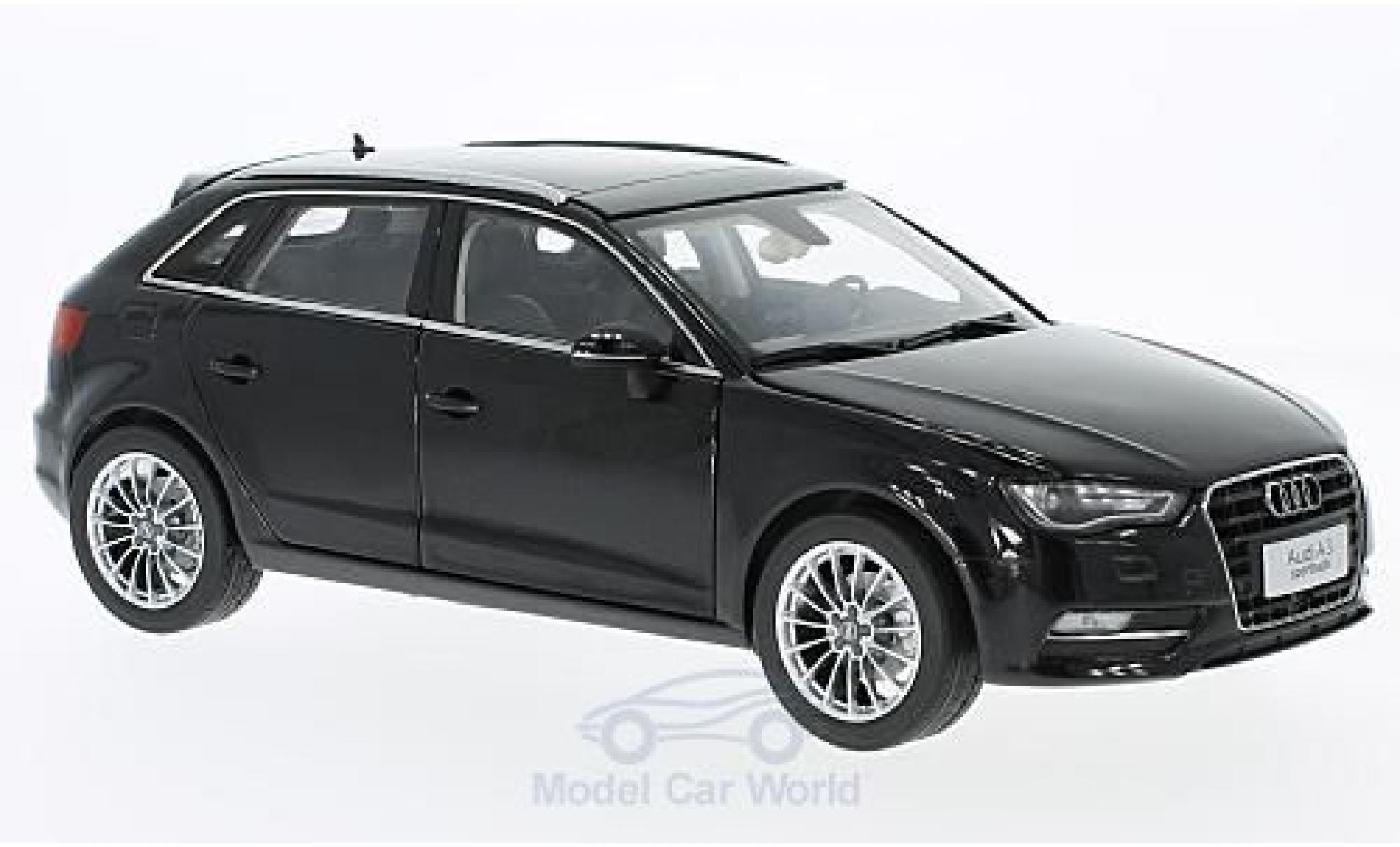Diecast model cars Audi A3 1/43 iScale Sportback (8Y) black 2020 