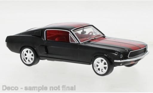 Diecast model cars Ford Mustang 1/43 IXO Fastback black/red 1967 Ford Mustang 1/43 IXO Fastback black/red 1967 diecast model cars