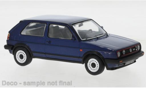 Diecast model cars Volkswagen Golf 1/43 IXO GTI (MKII) metallise blue 1984 Volkswagen Golf 1/43 IXO GTI (MKII) metallise blue 1984 diecast model cars